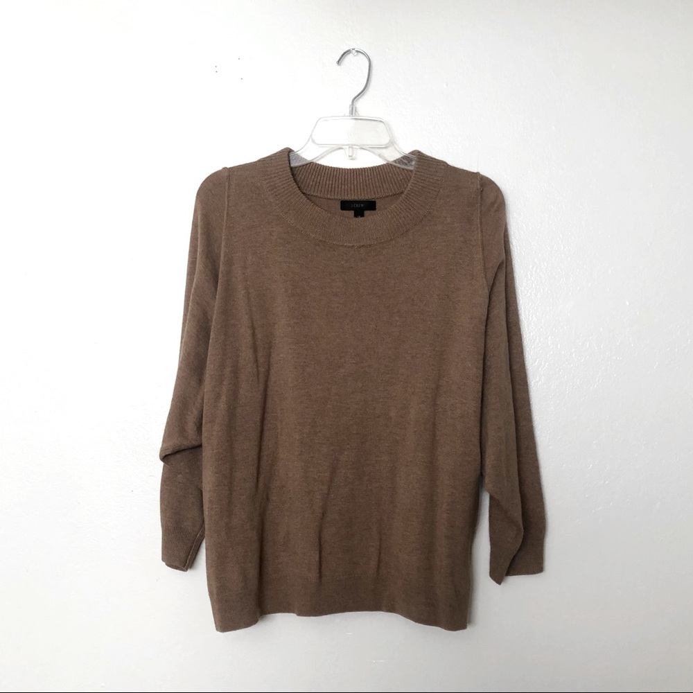 J Crew Wool Blend Dolman Oversized Sweater
